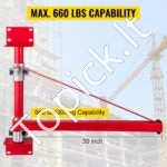 Elektrinė gervė su šarnyriniu laikikliu, 600 kg - Image 8