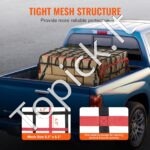 244 cm × 183 cm Universalus LKW krovinių Tinklas – 2440 × 1830 mm transporto tinklas iki 1500 kg - Image 6