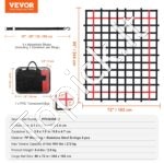 244 cm × 183 cm Universalus LKW krovinių Tinklas – 2440 × 1830 mm transporto tinklas iki 1500 kg - Image 3