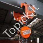 1 Tonos Rankinis Telferio Vežimėlis, 1000 kg Apkrova, 7–13 cm Sijų Pločio - Image 2