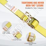 8 vnt. 5 200 lbs (≈ 2 362 kg) krovinio tvirtinimo diržai 5 cm × 457 cm - Image 9