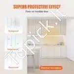 4 572 × 20 cm skaidri rifliuota PVC juostinė užuolaida (2 mm storio) - Image 7