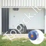 4 572 × 20 cm skaidri rifliuota PVC juostinė užuolaida (2 mm storio) - Image 2