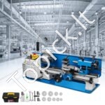 Mini metalo tekinimo staklės 180 × 350 mm, 550 W, skaitmeninis ekranas, LED lempa - Image 2