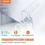 3 048 × 30,5 cm PVC ritininė juostinė užuolaida (3 mm storio) - Image 8