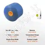 3 048 × 30,5 cm PVC ritininė juostinė užuolaida (3 mm storio) - Image 3