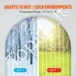 2500 × 20 cm PVC juostinė užuolaida (2 mm storio, 82 ft ritinėlis) - Image 6