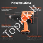 Pneumatinis smūginis veržliasūkis 19 mm | 350 Nm - Image 5