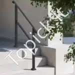 Metaliniai laiptų turėklai su skersine atrama, 101,6 cm ilgis, 2–3 pakopoms - Image 7