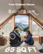 3 × 2 × 2 m pripučiama palapinė 3–5 asm. su pompa - Image 6