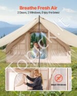 3 × 2 × 2 m pripučiama stovyklos palapinė 3–5 asm. su pompa - Image 4