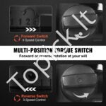 Pneumatinis smūginis veržliasukis 25,4 mm kvadratas, 203 mm prailginta angoje, iki 7000 Nm sukimo momento - Image 6