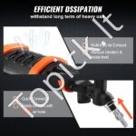 Pneumatinis smūginis veržliasukis 25,4 mm kvadratas, 203 mm prailginta angoje, iki 7000 Nm sukimo momento - Image 5