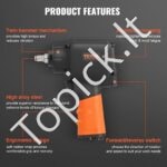 935 Nm pneumatinis smūginis veržliaraktis 9,5 mm – iki 10 000 aps./min - Image 5