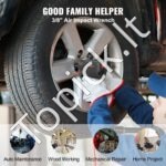 935 Nm pneumatinis smūginis veržliaraktis 9,5 mm – iki 10 000 aps./min - Image 4