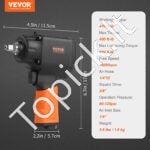 935 Nm pneumatinis smūginis veržliaraktis 9,5 mm – iki 10 000 aps./min - Image 3