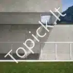 Nerūdijančio plieno turėklų stulpelis su horizontaliomis angomis, 91 x 2,5 x 5 cm, 10 skylučių, sidabrinės spalvos - Image 7