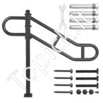 Metaliniai laiptų turėklai, 102,9 cm ilgis, 1–3 pakopoms, iki 113 kg apkrova - Image 8