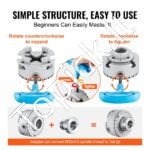 KP96 4-žnyplių tekinimo griebtuvė Ø 96 mm - Image 5