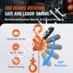 Mini rankinis grandininis keltuvas 0,25 t - Image 4