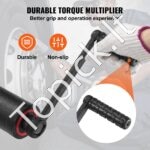 Momentų daugiklis 4800 Nm 1:58 su 25,4 mm kvadratine jungtimi – raktų komplektas su 4 lizdais - Image 4