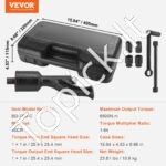 Momentų daugiklis 6800 Nm 1:64 su 25,4 mm kvadratine jungtimi – komplektas su 8 lizdais - Image 3