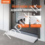 18,3 x 86,4 x 2,5 cm aliumininė slenksčio rampa – iki 362,8 kg apkrova - Image 8