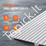 18,3 x 86,4 x 2,5 cm aliumininė slenksčio rampa – iki 362,8 kg apkrova - Image 6