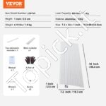 18,3 x 86,4 x 2,5 cm aliumininė slenksčio rampa – iki 362,8 kg apkrova - Image 3