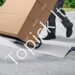 18,3 x 86,4 x 2,5 cm aliumininė slenksčio rampa – iki 362,8 kg apkrova - Image 2