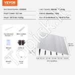 69 x 86,4 x 12,7 cm aliumininė slenksčio rampa – iki 362,8 kg apkrova - Image 3