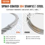 3,18 mm nerūdijančio plieno trosas 30,5 m (7x7) - Image 8