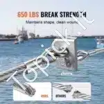 3,18 mm nerūdijančio plieno trosas 30,5 m (7x7) - Image 6