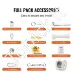 3,18 mm nerūdijančio plieno trosas 30,5 m (7x7) - Image 4