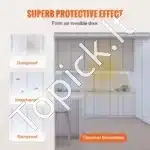 183 × 244 cm skaidri PVC juostinė užuolaida (2 mm storio) - Image 7