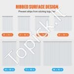 152,4 × 213,4 cm PVC juostinė durų užuolaida – 6 plonos 2 mm juostos (10 vnt.) - Image 5