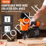 Pneumatinė coil‑viniakalė CN83N | 50–83 mm – 15° profesionalus įrankis - Image 8