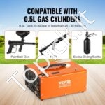 500 W nešiojamas PCP kompresorius – 4500 PSI (30 MPa), 0,5 L talpa, DC 12 V / AC 230 V - Image 5