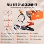 500 W nešiojamas PCP kompresorius – 4500 PSI (30 MPa), 0,5 L talpa, DC 12 V / AC 230 V - Image 4