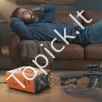 500 W nešiojamas PCP kompresorius – 4500 PSI (30 MPa), 0,5 L talpa, DC 12 V / AC 230 V - Image 2