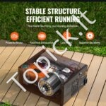 500 W/DC‑12 V+AC‑230 V nešiojamas PCP kompresorius – 4500 PSI (300 BAR/30 MPa), 0,5 L talpa - Image 8