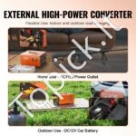 500 W/DC‑12 V+AC‑230 V nešiojamas PCP kompresorius – 4500 PSI (300 BAR/30 MPa), 0,5 L talpa - Image 7