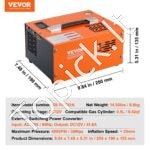 500 W/DC‑12 V+AC‑230 V nešiojamas PCP kompresorius – 4500 PSI (300 BAR/30 MPa), 0,5 L talpa - Image 4