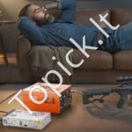 500 W/DC‑12 V+AC‑230 V nešiojamas PCP kompresorius – 4500 PSI (300 BAR/30 MPa), 0,5 L talpa - Image 3