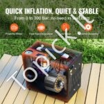 600 W nešiojamas PCP kompresorius – 4500 PSI (30 MPa), 1 L talpa, DC 12 V / AC 230 V - Image 7