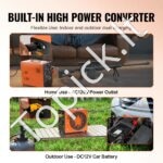 600 W nešiojamas PCP kompresorius – 4500 PSI (30 MPa), 1 L talpa, DC 12 V / AC 230 V - Image 6