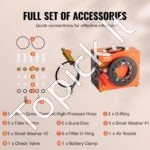 600 W nešiojamas PCP kompresorius – 4500 PSI (30 MPa), 1 L talpa, DC 12 V / AC 230 V - Image 4