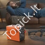 600 W nešiojamas PCP kompresorius – 4500 PSI (30 MPa), 1 L talpa, DC 12 V / AC 230 V - Image 2