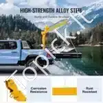 Hidraulinis pikapo kranas 499 kg / 1100 lbs su 360° pasukimu - Image 4