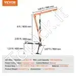 Mobilus kėlimo stovas su 450 kg talpa - Image 3